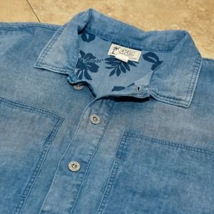 RRL Ralph Lauren RRL Indigo Popover Shirt Men's XXL